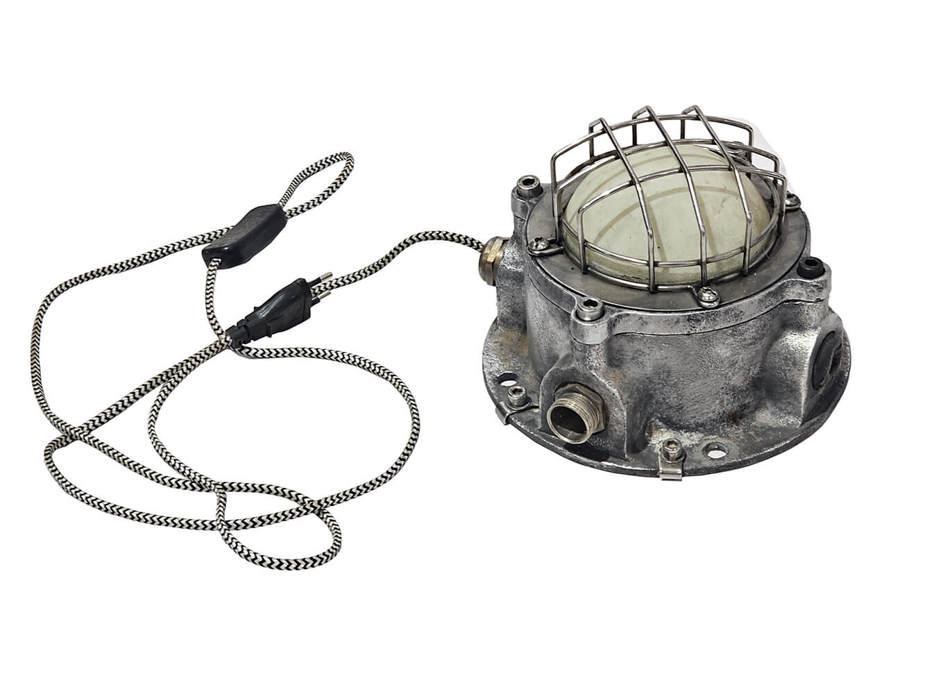 Rå gammel skibslampe