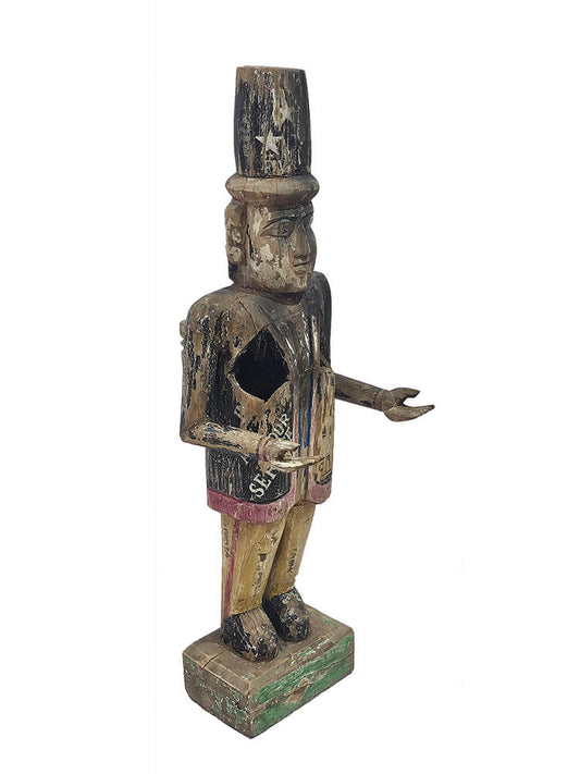 Sjov vintage træfigur
