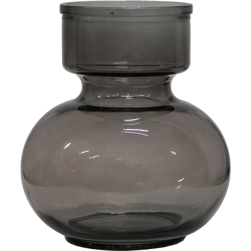 Roberts vase L - grå