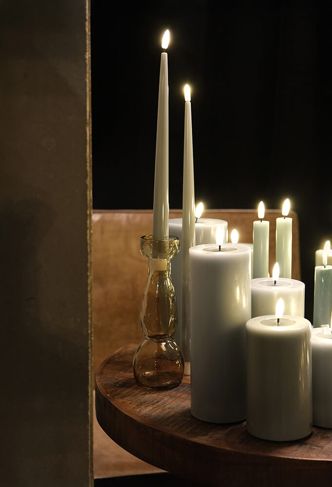 Barrymore vase - røgfarvet
