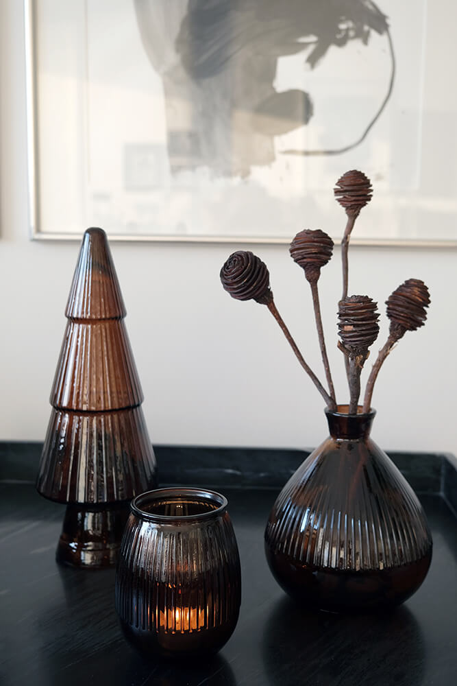 Keaton vase - chokolade