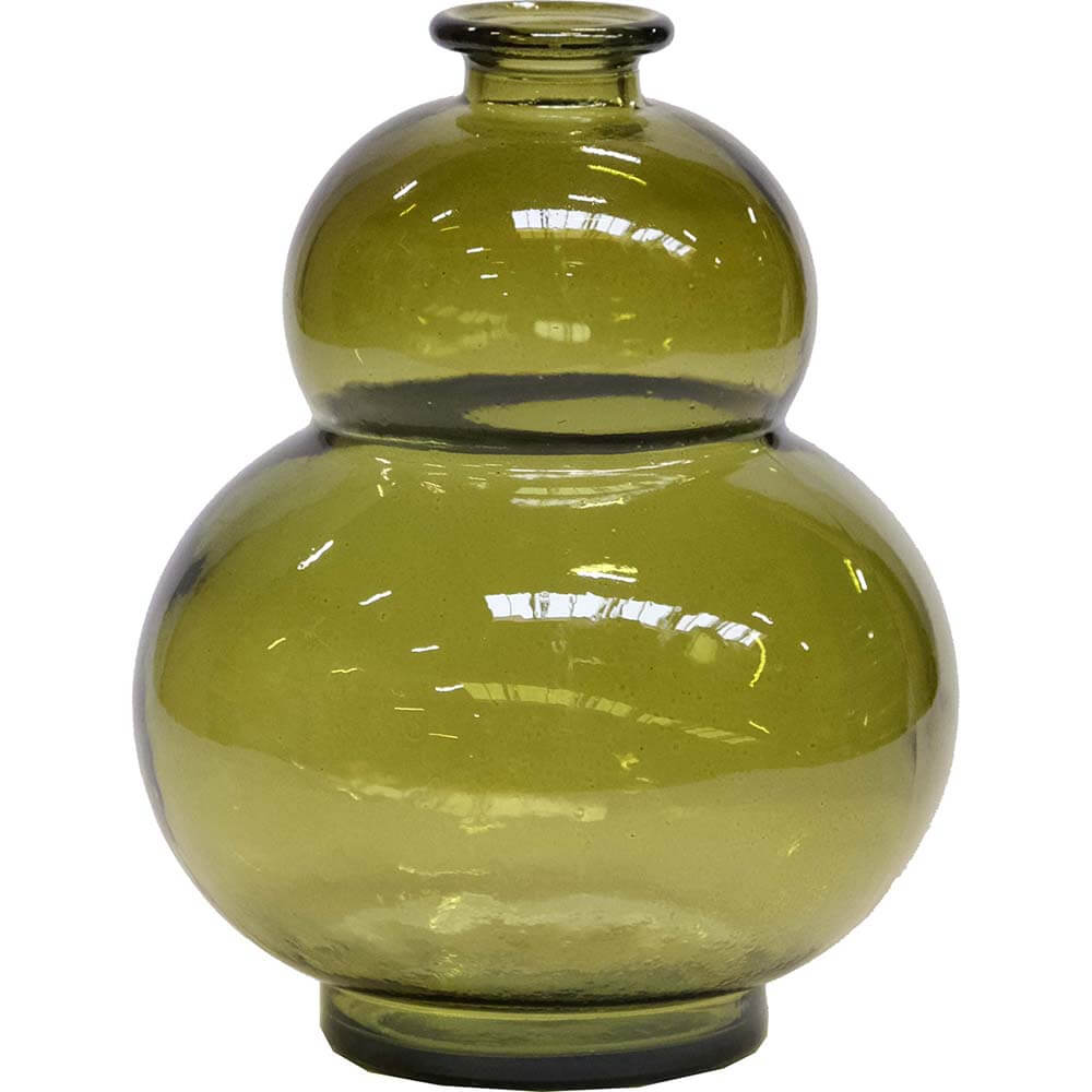 Foster vase M - olivengrøn