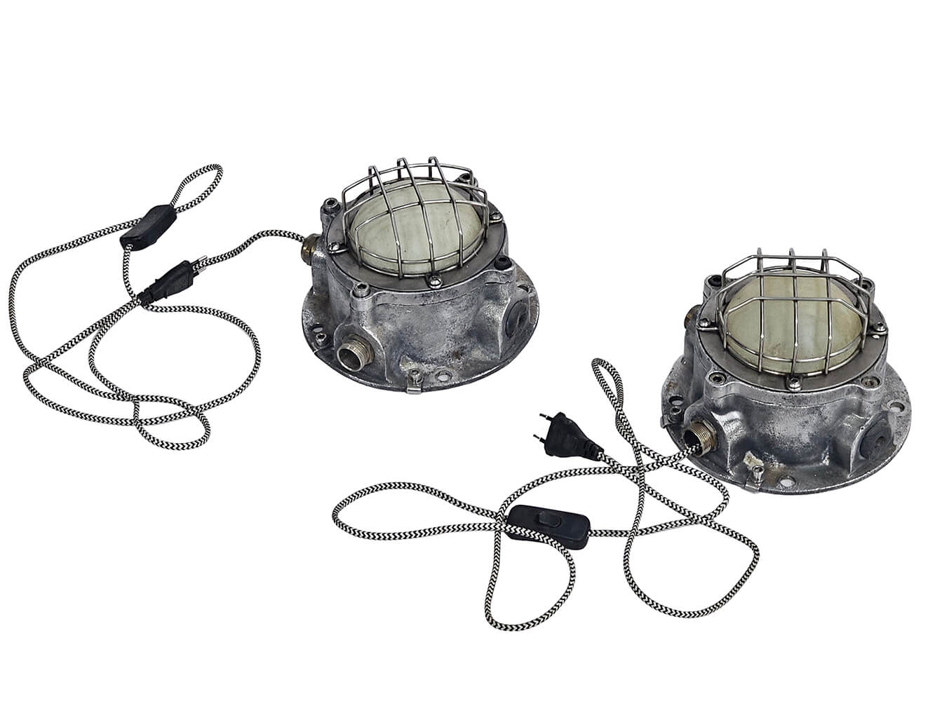 Rå gammel skibslampe