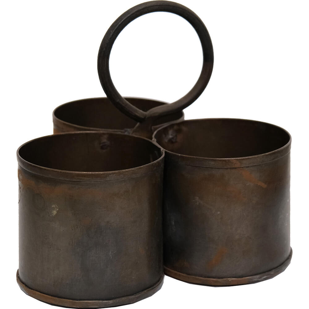 Kayser beholder med 3 rum
