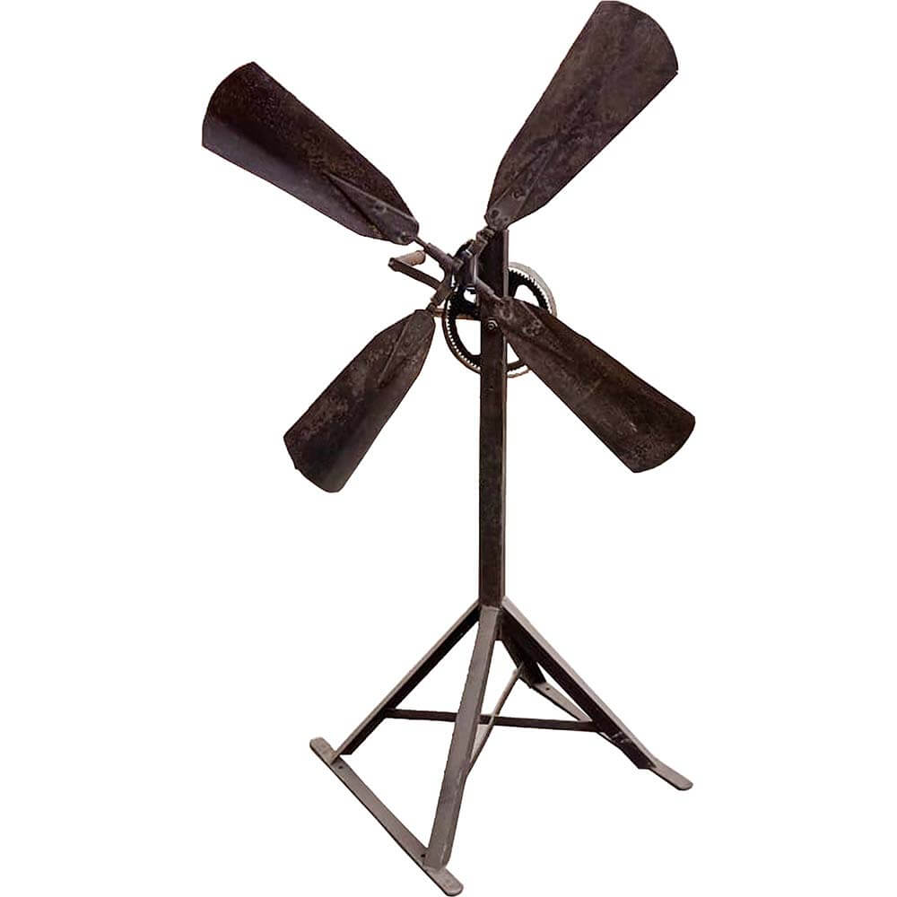 Gammel rustik gulvventilator