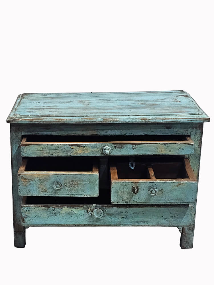 Lille kommode med 4 skuffer