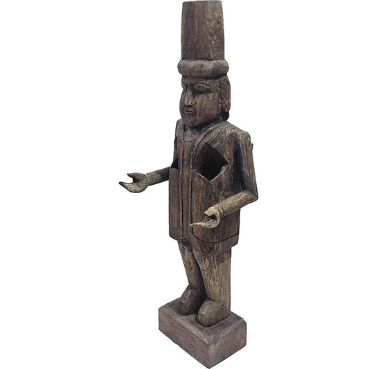 Sjov gammel menneskefigur