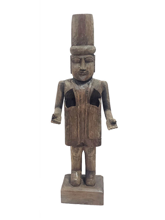 Sjov gammel menneskefigur