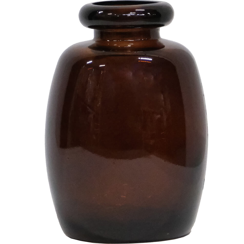 Shape glasvase S - chokolade