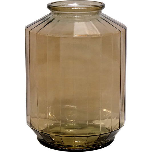 The Edge vase XL - røgfarvet