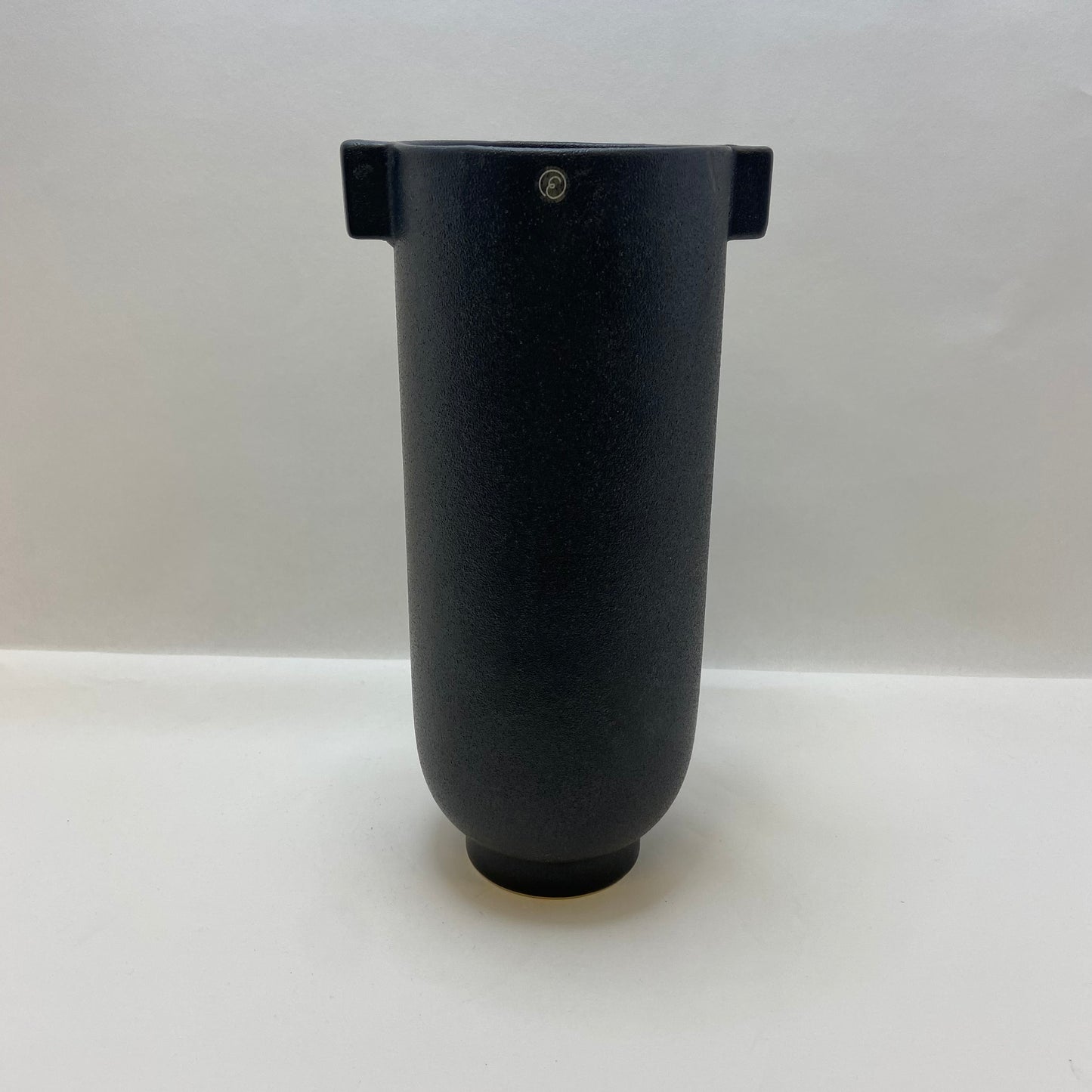 Cylindrisk Sort Vase