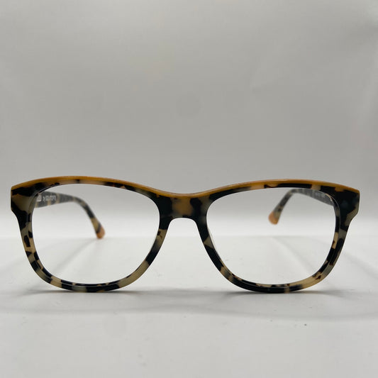 BRUN LÆKKER BRILLE MED OVERLÆGGER I GULD