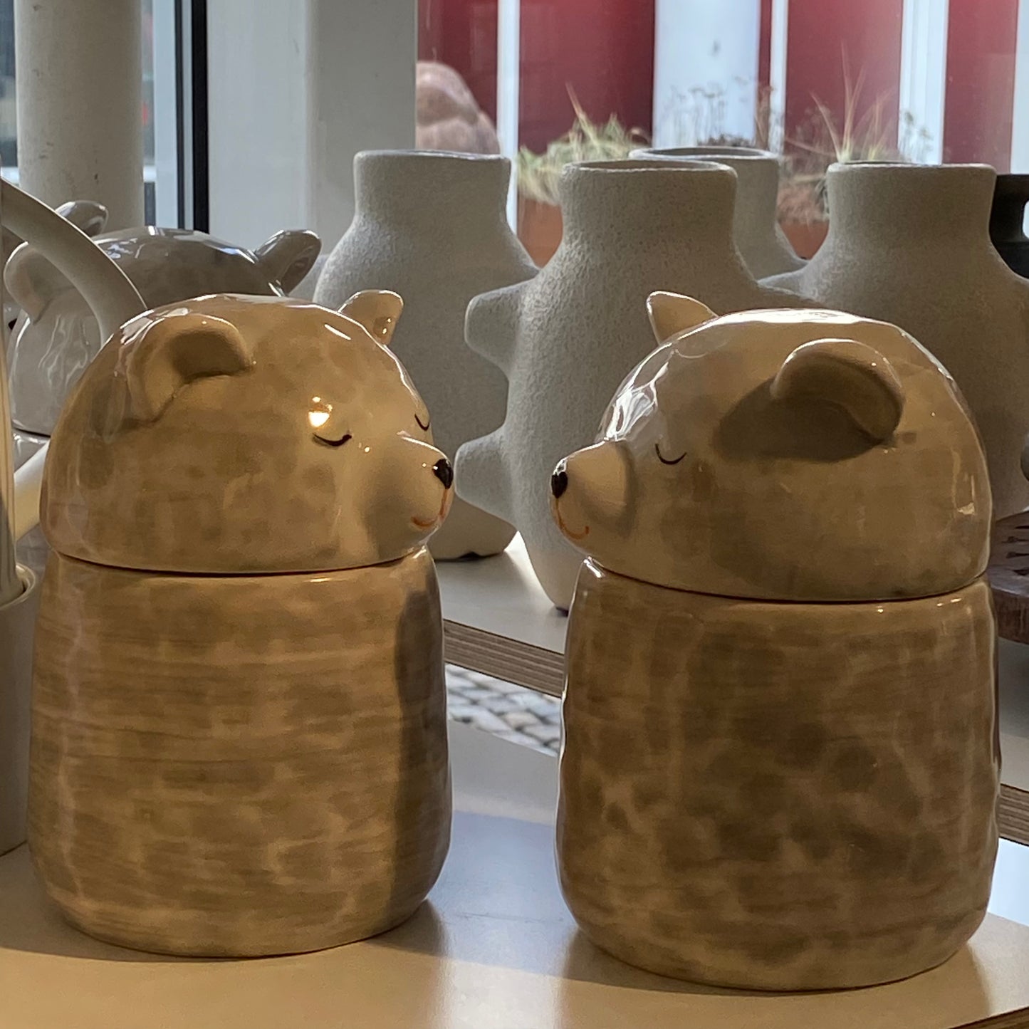 LIDT STØRRE BAMSEKRUKKER MED LUFTTÆT LÅG