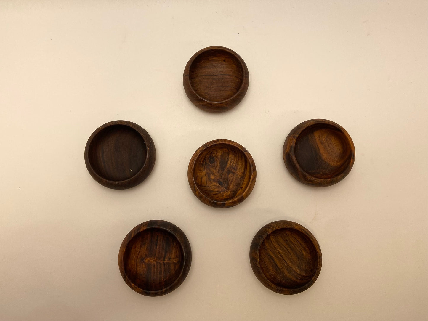 SMALL BOWL 7 CM DARK BROWN - træ