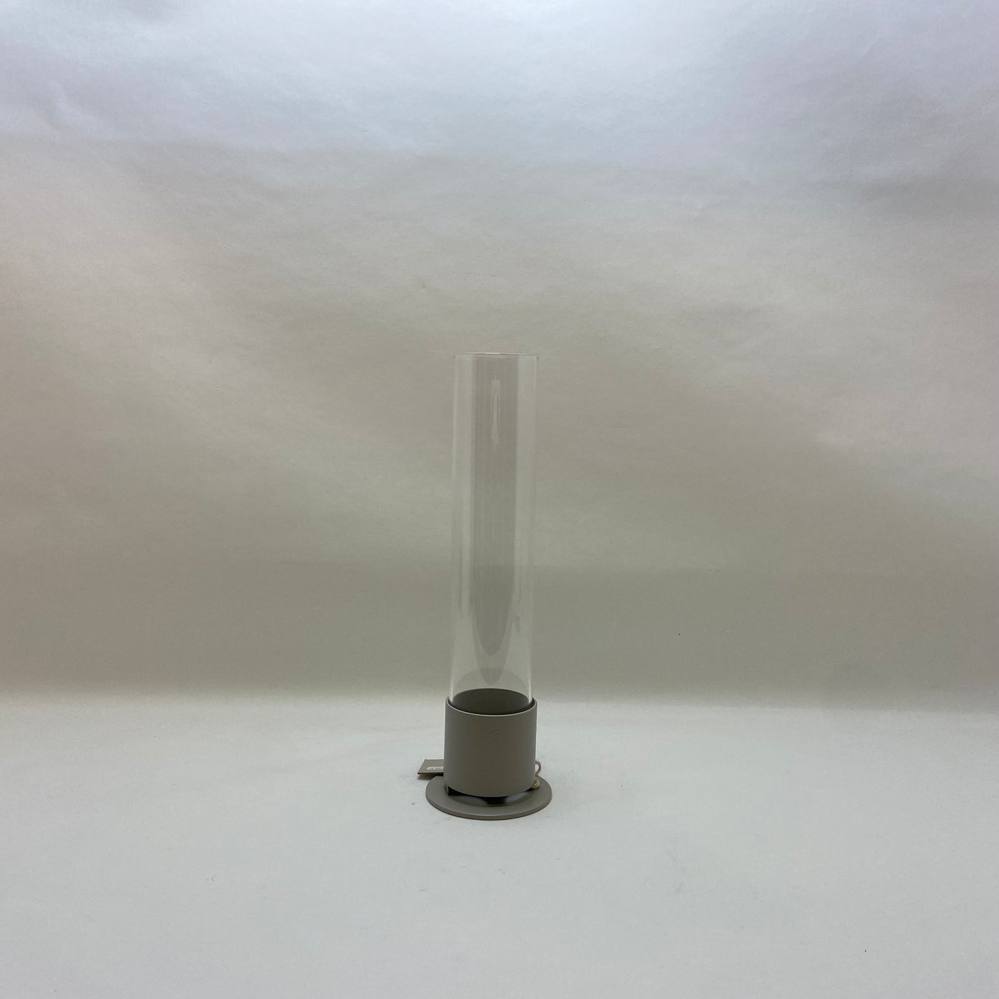 Lysestage med glas