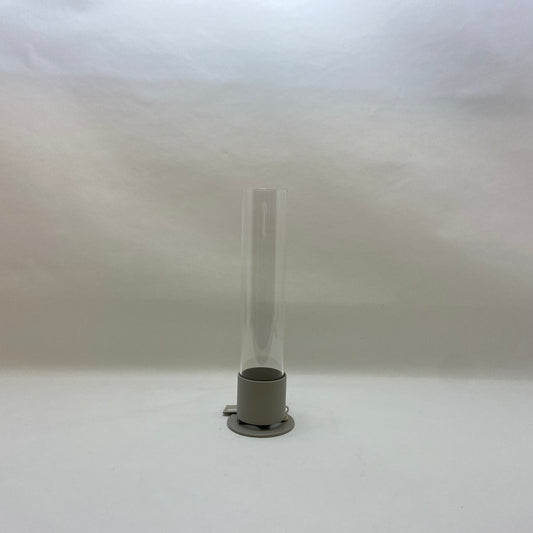 Lysestage med glas