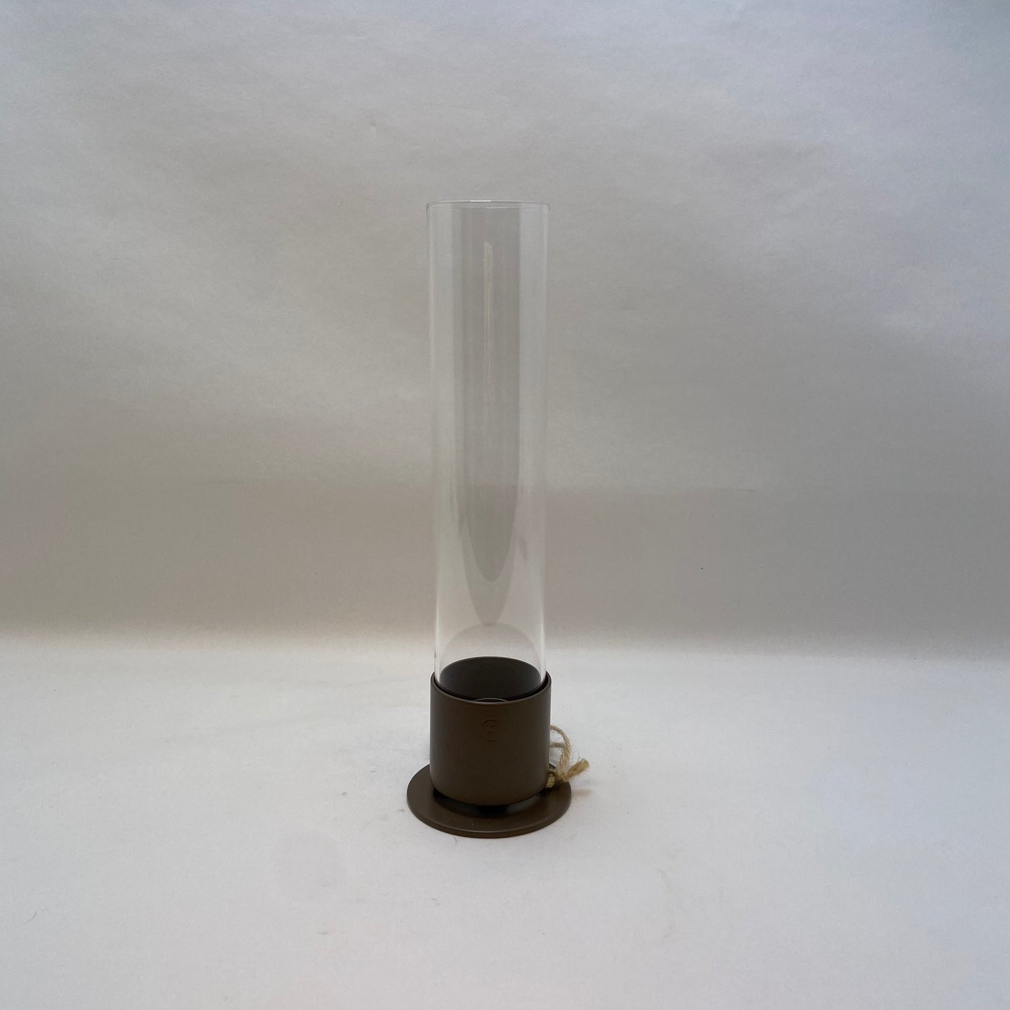 Lysestage med glas