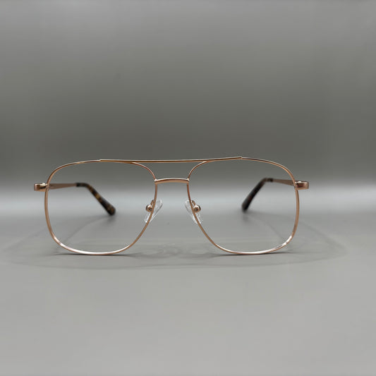 STOR AVIATOR BRILLE MED BLØDE KANTER