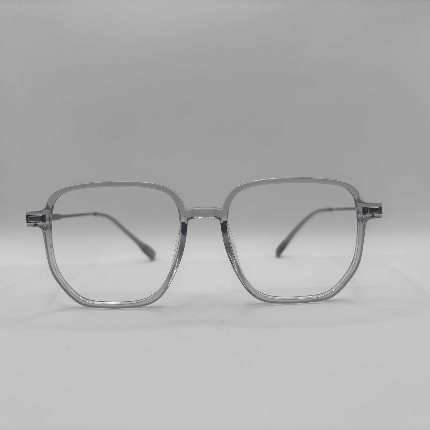 OVERSIZE BRILLE I TRANSPARENT ACETAT