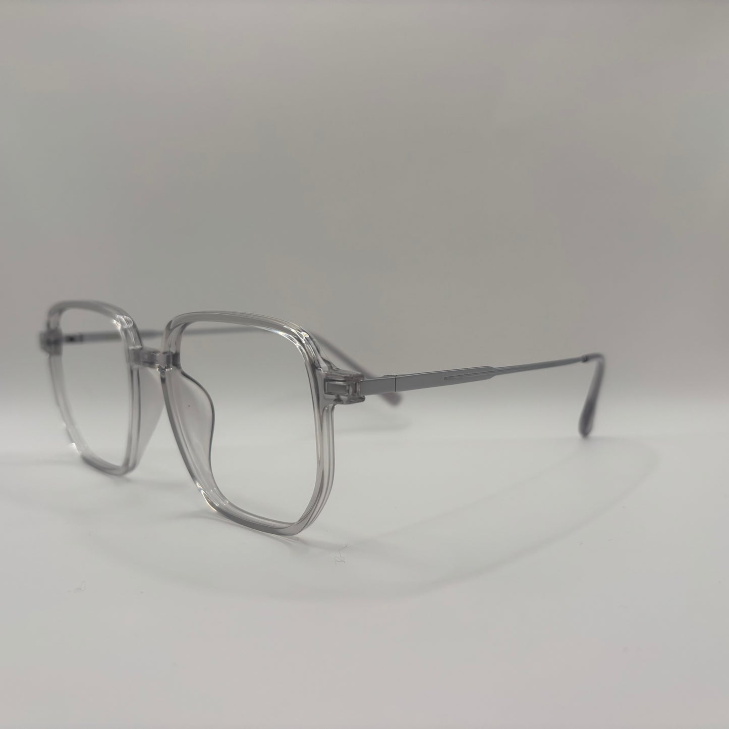 OVERSIZE BRILLE I TRANSPARENT ACETAT