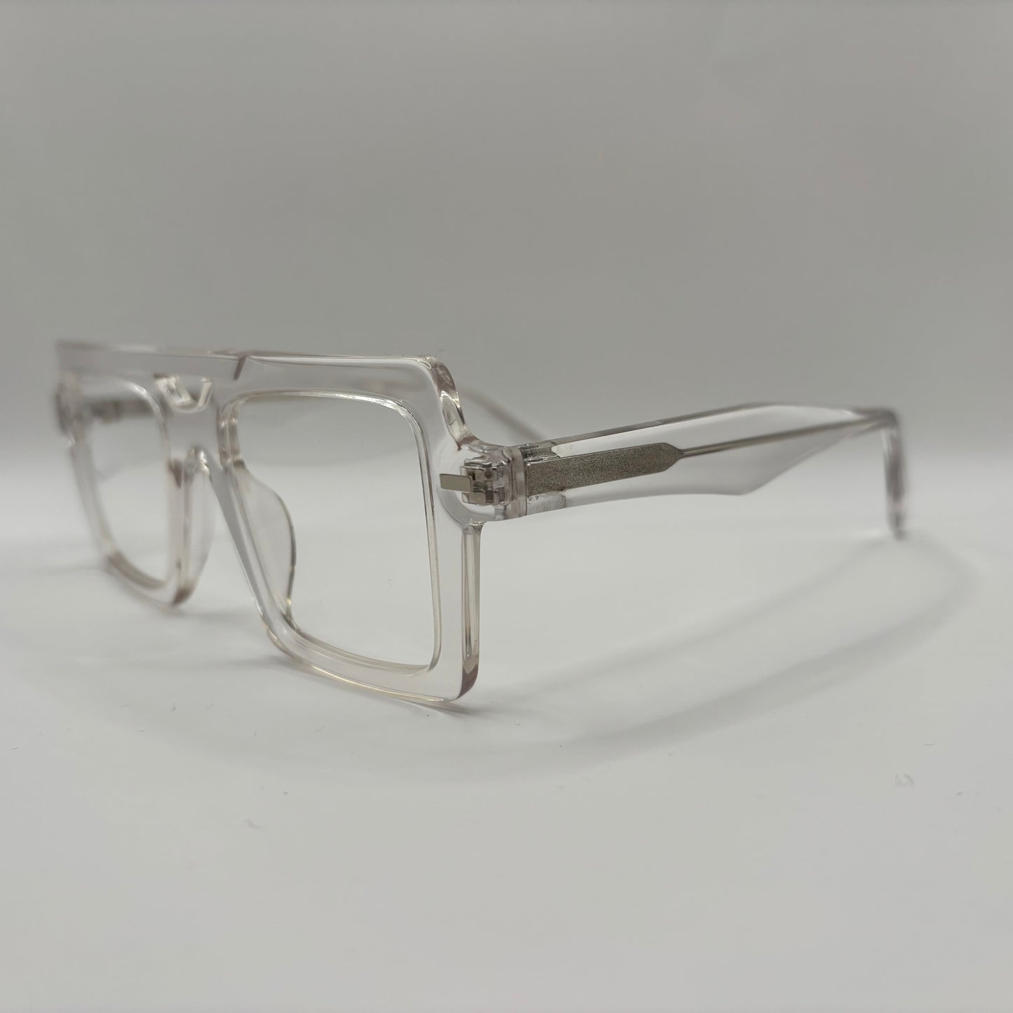 FIRKANTET RÅ AVIATOR BRILLE