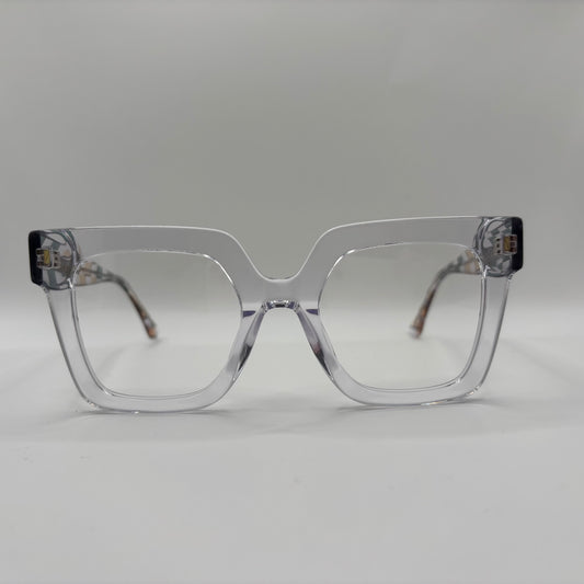 TRANSPARANT STOR BRILLE