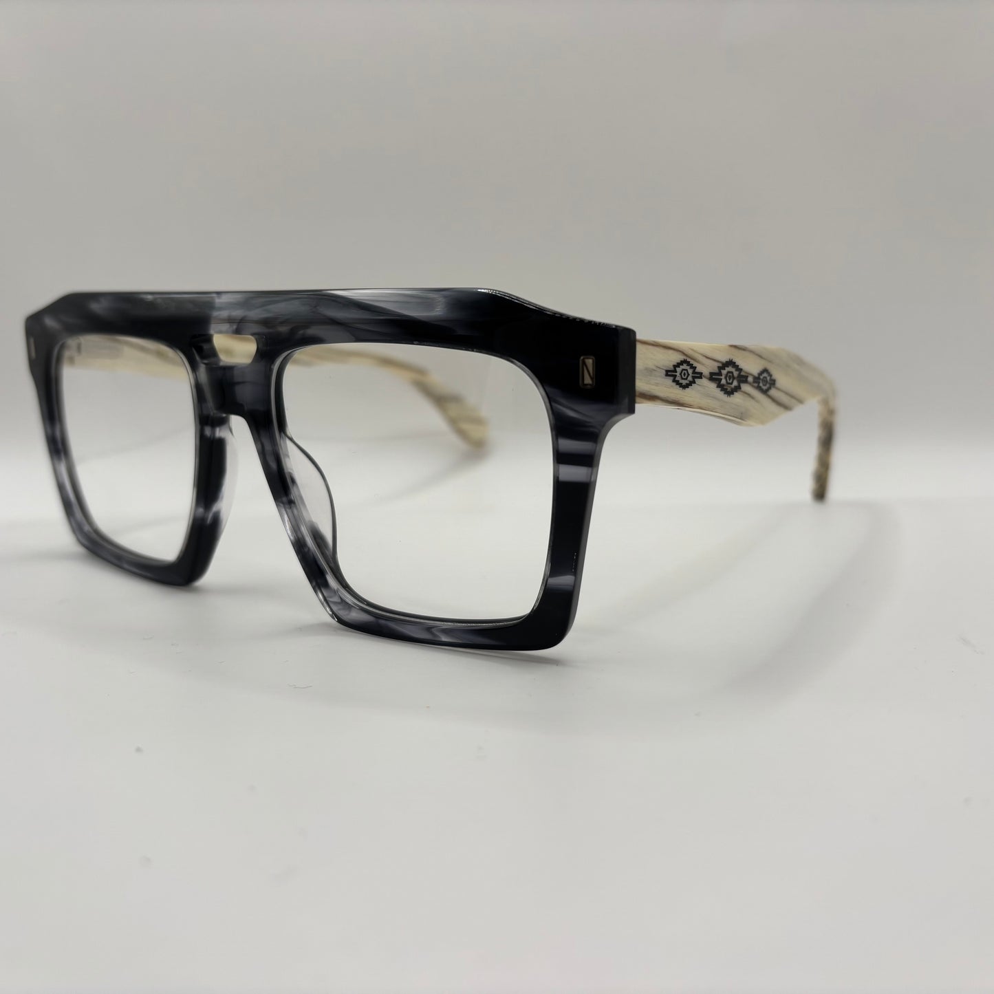 ACETATBRILLE MED BAMBUS STÆNGER