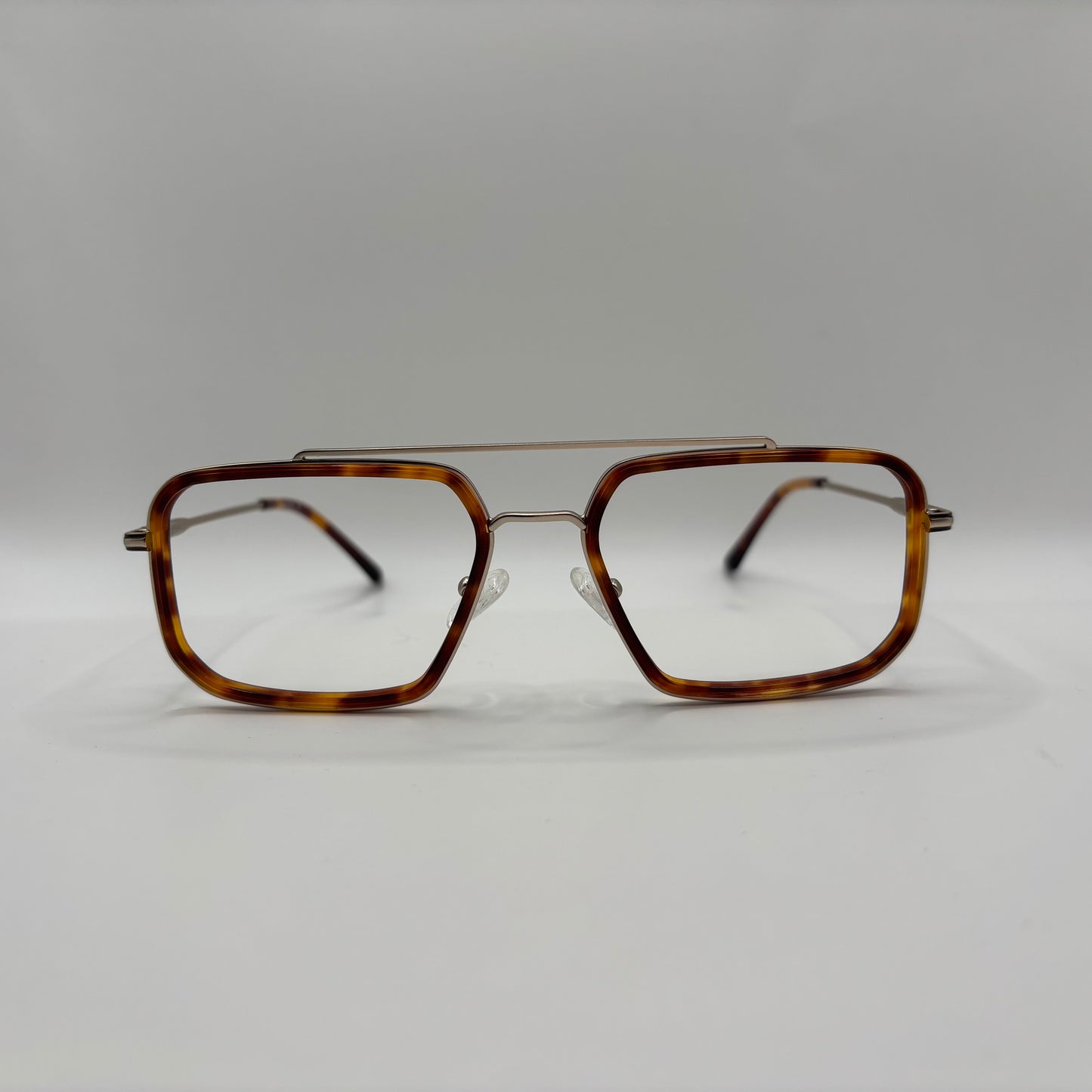 BRUNMELERET AVIATOR BRILLE