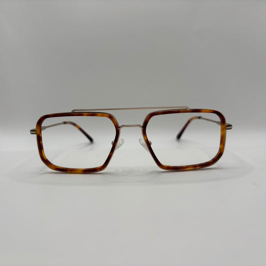 BRUNMELERET AVIATOR BRILLE
