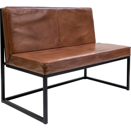 Perry loungesofa med læder