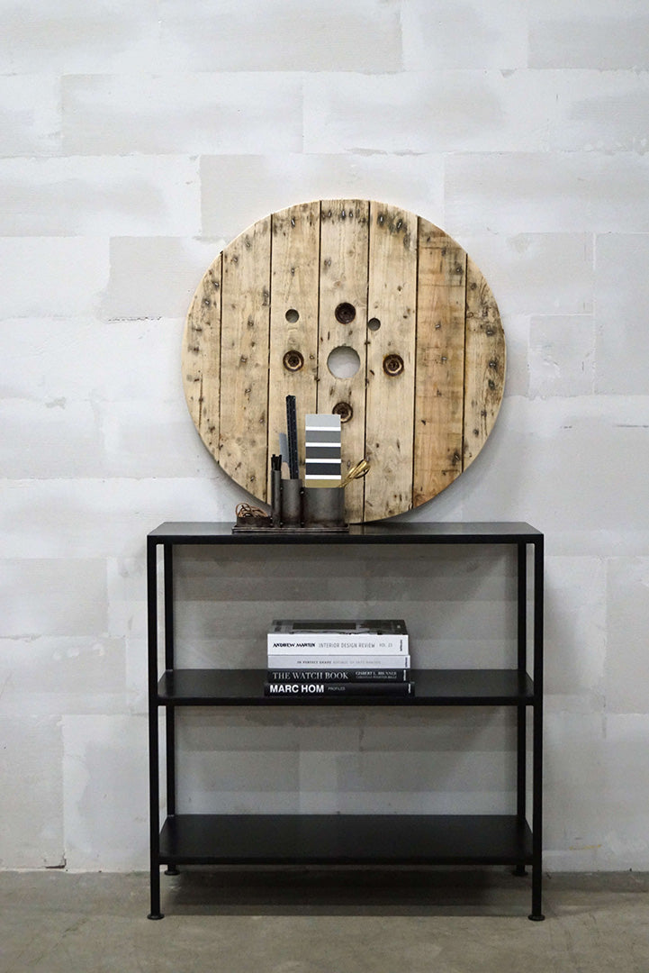 Seattle lav industriel jernreol - sort