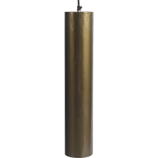 Jonah cylinderformet lampe L - antikmessing