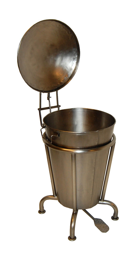 Klapp pedalspand shiny - L