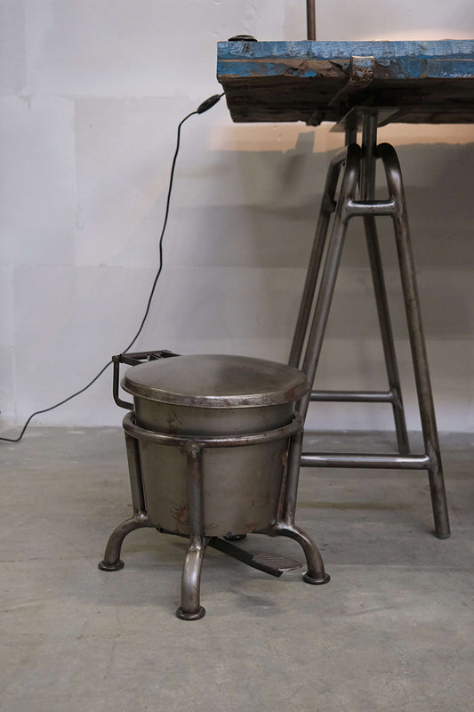 Klapp pedalspand jern - S