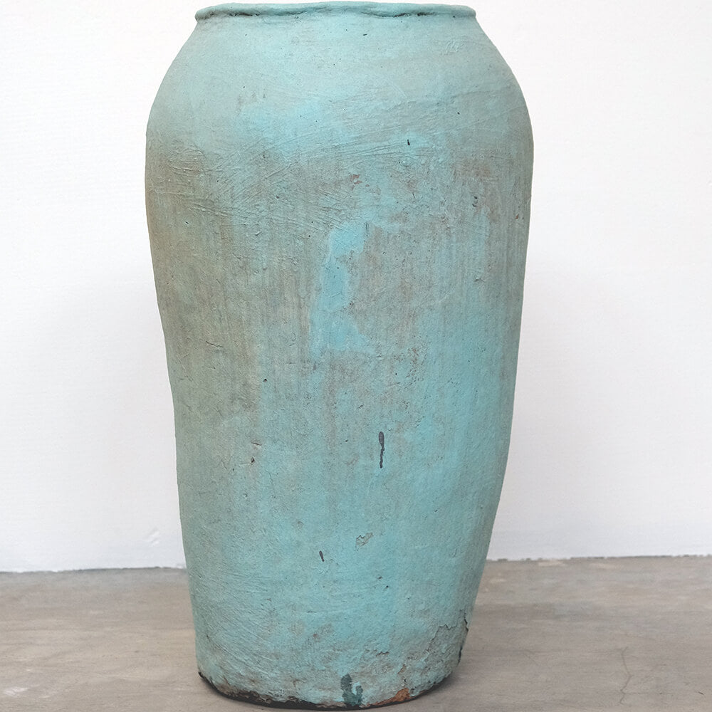 Rustik lerkrukke med patina