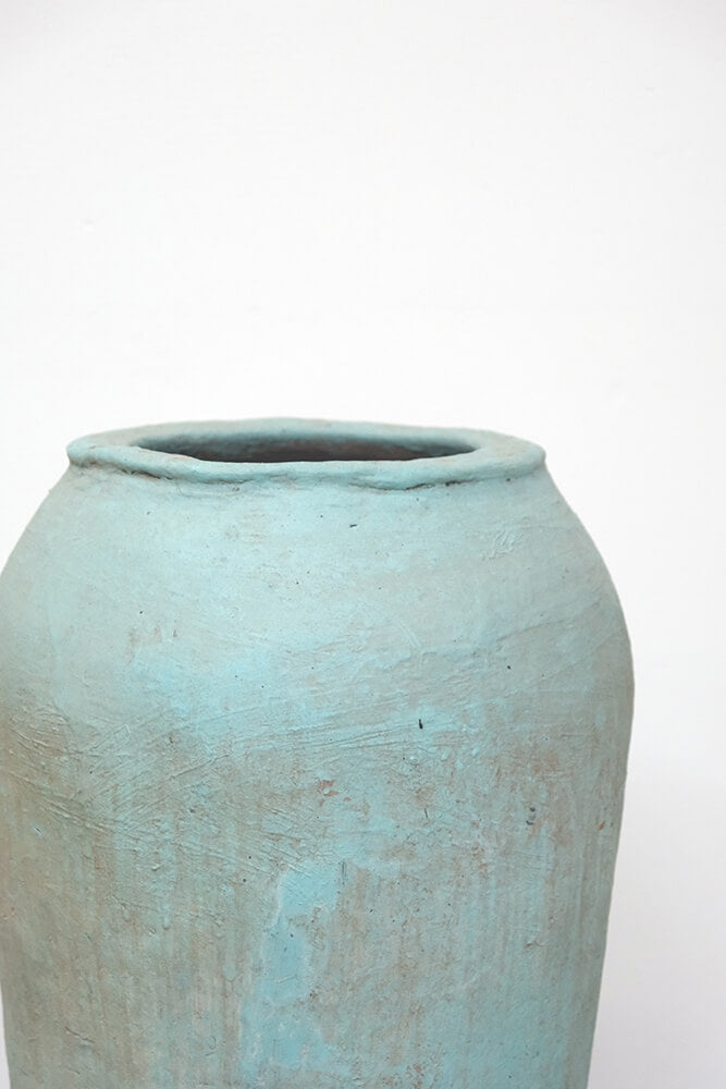 Rustik lerkrukke med patina