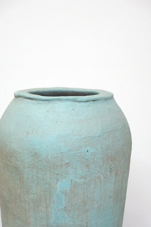 Rustik lerkrukke med patina