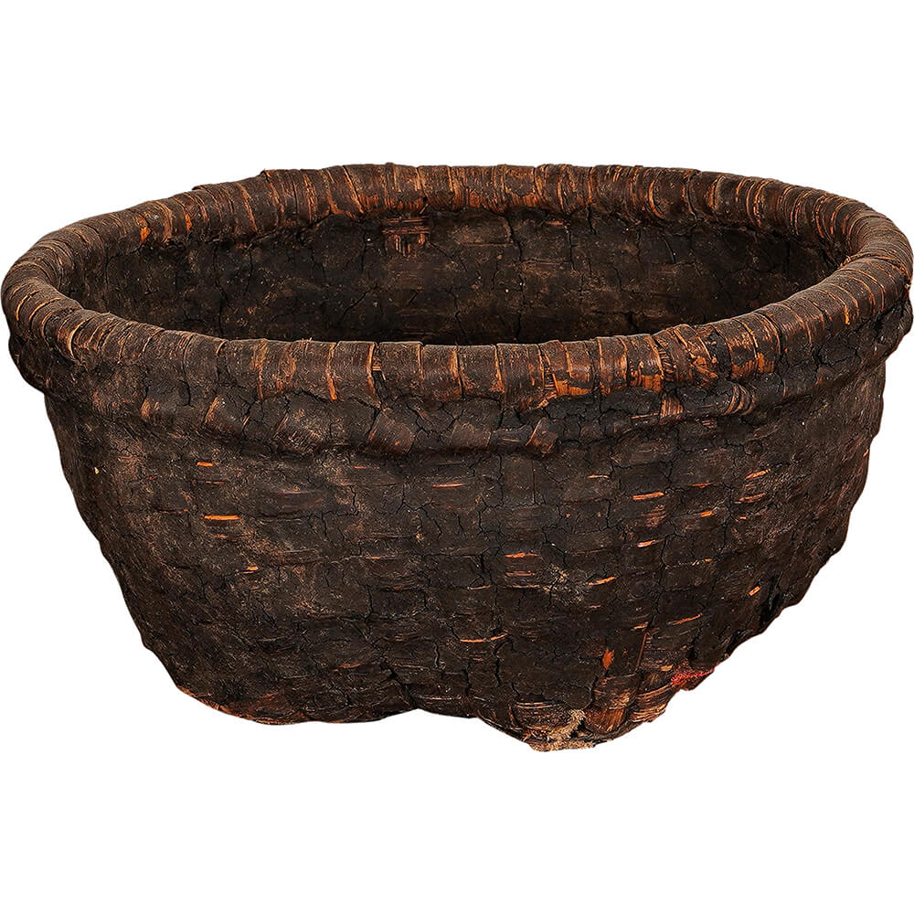 Kuber flettet kurv - L