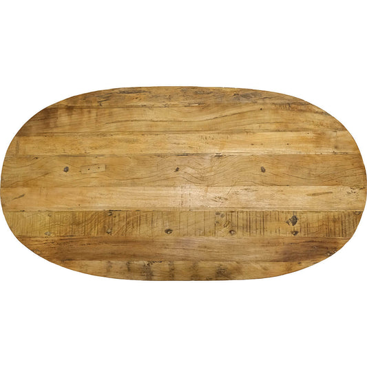 Strauss oval træbordplade