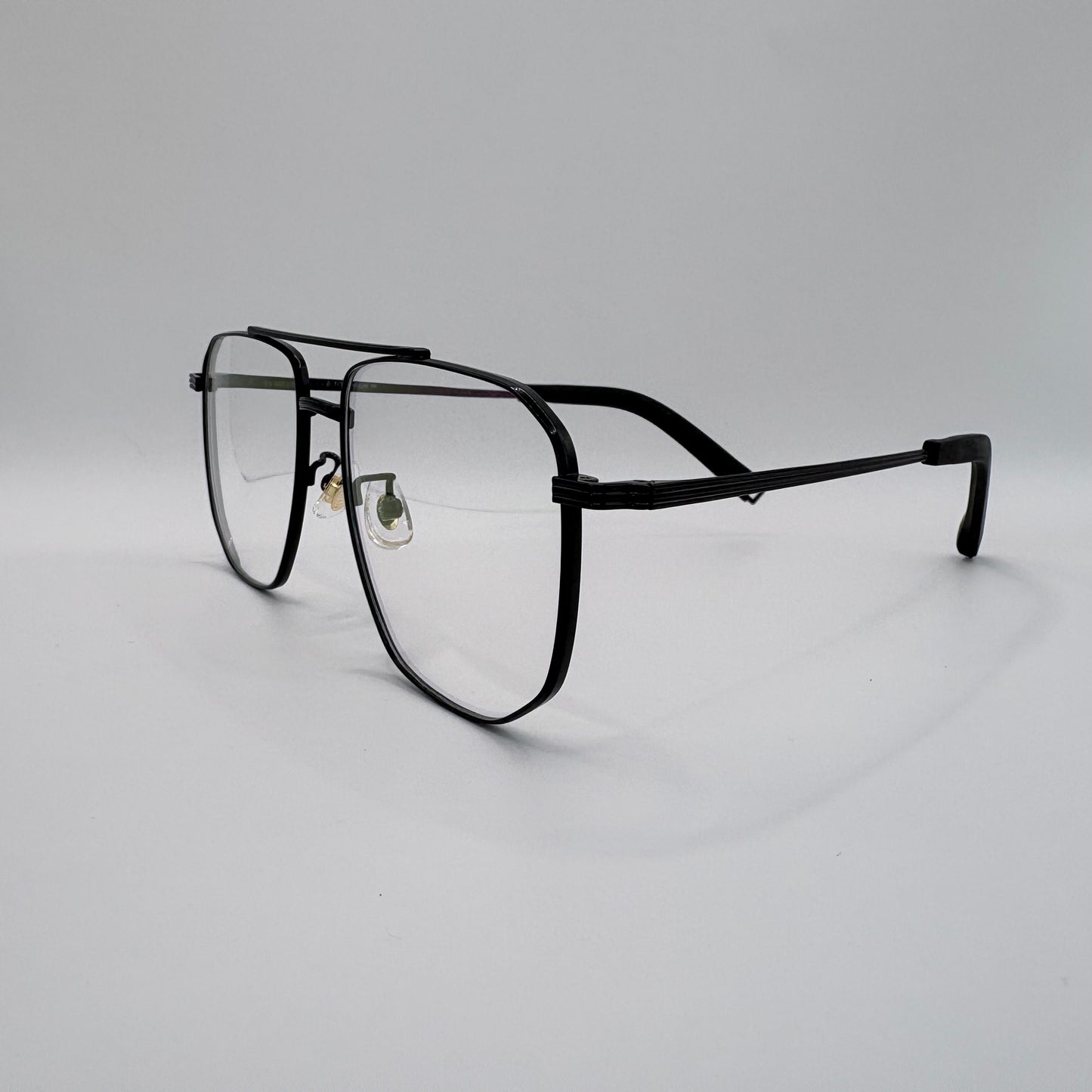 FIREKANTET BRILLE I AVIATOR FACON